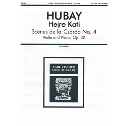 Hejre Kati: Scenes De La Czarda No. 4, Op. 32 - Violin and Piano