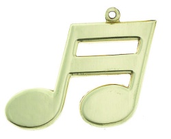 Key Chain 16th Note