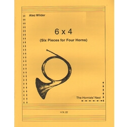 6 x 4 (Six Short Pieces) - Horn Quartet