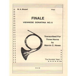 Finale from Viennese Sonatina No. 6 - Horn Trio