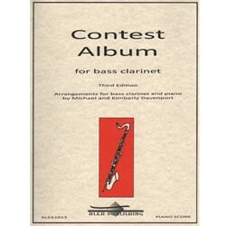 Contest Album for Bass Clarinet (Third Edition) - Bass Clarinet and Piano