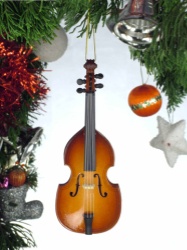 Upright Bass Ornament