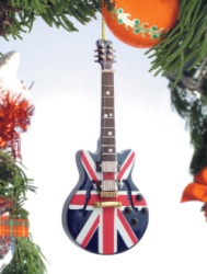 Union Jack Guitar Ornament