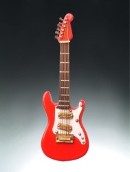 Red Electric Guitar Magnet