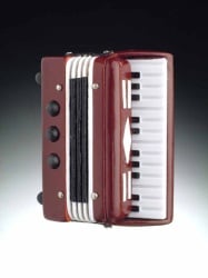 Accordion Magnet - Brown