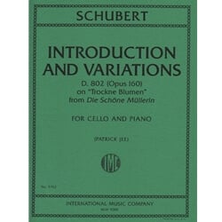 Introduction and Variations on Trockne Blumen, D. 802, Op. 160 - Cello and Piano