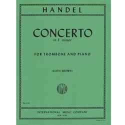 Concerto in F Minor - Trombone and Piano