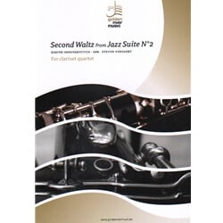 Second Waltz (from Jazz Suite No. 2) - Clarinet Quartet