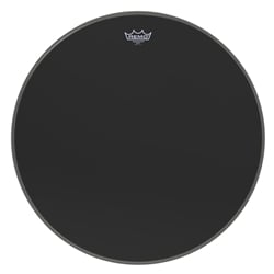 Remo 24" Ambassador Ebony Bass Drumhead