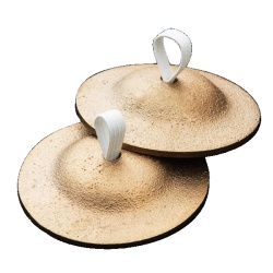 Zildjian P0773 Thin Finger Cymbals (1 pair)