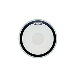 Aquarian 22" Super Kick III Texture Coated Drumhead with Power Dot - WHITE