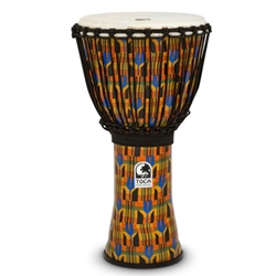 Toca Freestyle Rope Tuned 12" Djembe, Kente Cloth