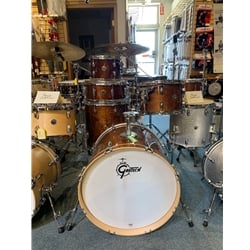 Consignment Gretsch CM1-E824S Catalina Maple 4pc. Shell Pack with Added 10" Tom - Walnut Glaze