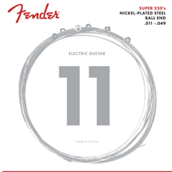 Fender Super 250's 250M (.011-.049) Nickel-Plated Steel Electric Guitar Strings