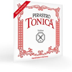 PIrastro Tonica 4/4 Violin String Set with Gold Label E, Ball End