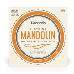 D'Addario Phosphor Bronze 11-40 Medium Mandolin String Set