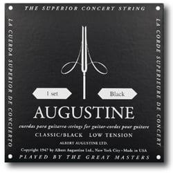 Augustine Classic/Black – Low Tension Nylon Guitar Strings