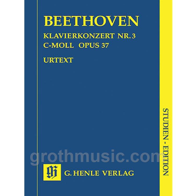 Ludwig van  study score CD piano and 37  Beethoven 3 C minor op Concerto No 
