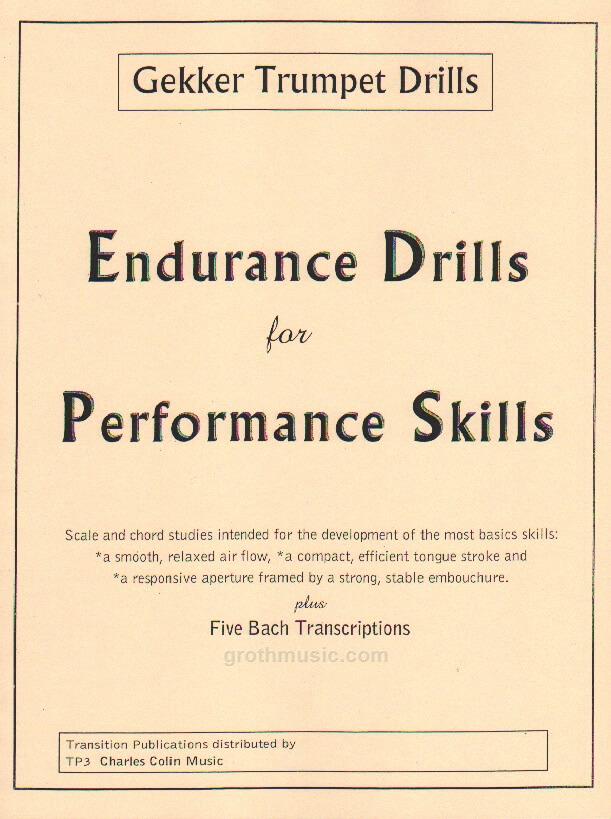 Endurance Drills for Performance Skills B12 Gekker - Trumpet 